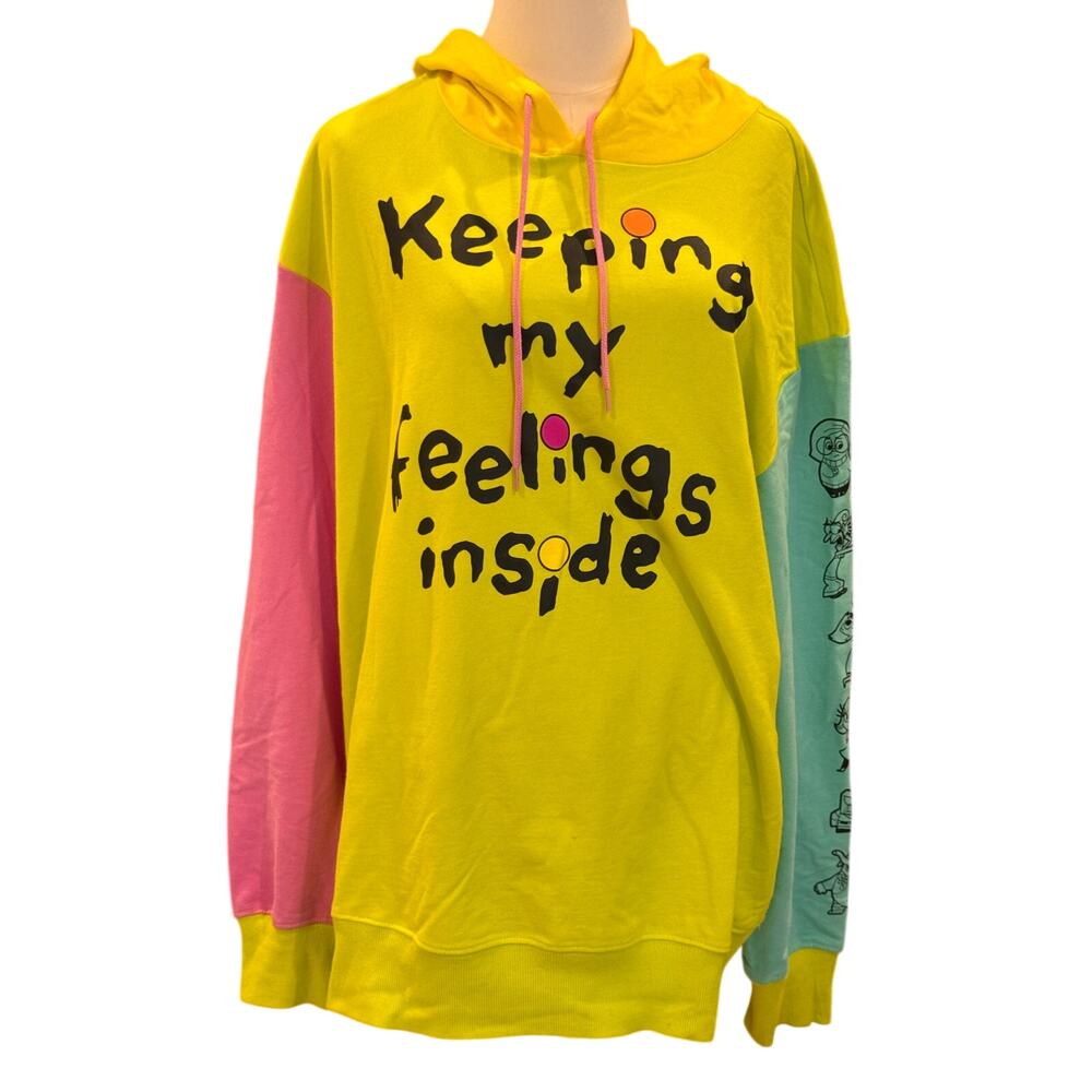Disney Pixar Inside Out Long Sleeve Tee “Keeping My Feelings Inside” Longsleeve